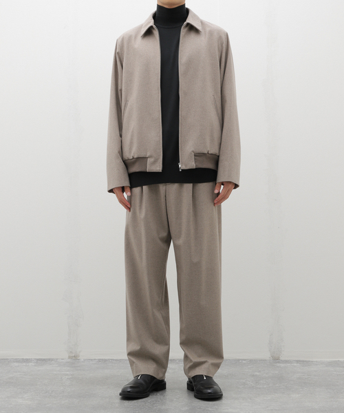新品★ATONスラックス★エイトンオーラリーロンハーマンマーカウェア ATON（エイトン） スラックス MERINO COLLEGE FLANNEL WIDE PANTS