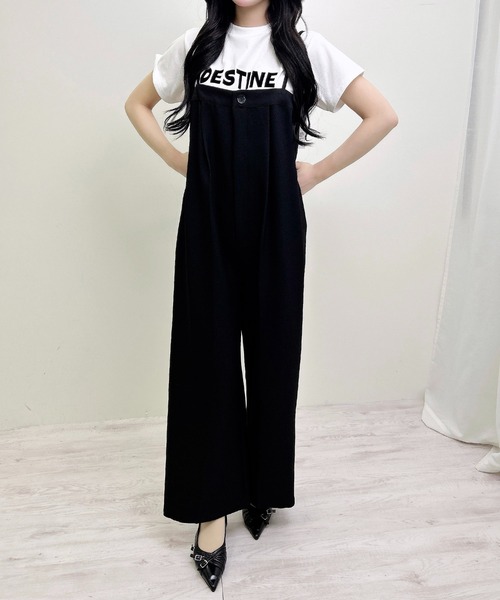 新品　アベイル　なっぴ yumi オールインワン　サロペット　カスタネ　L 新品 アベイル なっぴ yumi オールインワン サロペット カスタネ