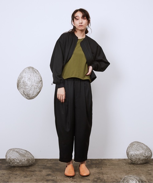 Dulcamara ドゥルカマラ よそいきバルーンブルゾン 2 美品 Dulcamara（ドゥルカマラ） ブルゾン アウター よそいきバックポケット