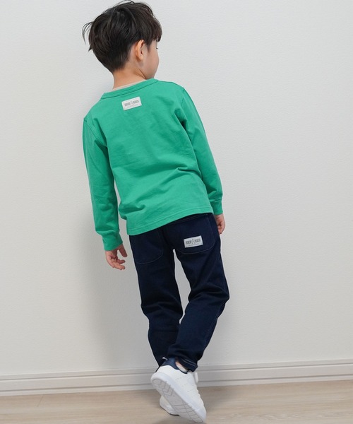 SAPEur キッズ 120~130 パンツ デニム スウェット SKAPE（エスケープ） パンツ ニットデニムパンツ キッズ 子供服 男の子