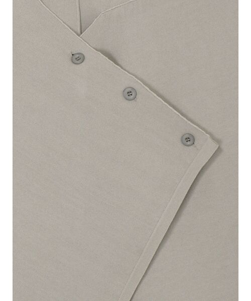 新品♡un3d 2way ニットケープトップ KT CAPE TOP カーキ 新品♡un3d