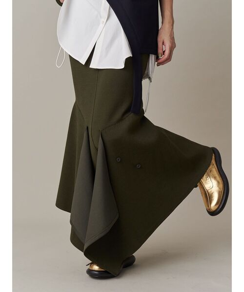 UN3D.（アンスリード） スカート 2WAY CAPE KT SK / 2WAYケープニット