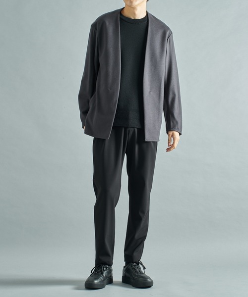 カーディガン S140 WOOL WORM AIR CARDIGAN/軽い着心地/ストレッチ性 メンズ_11