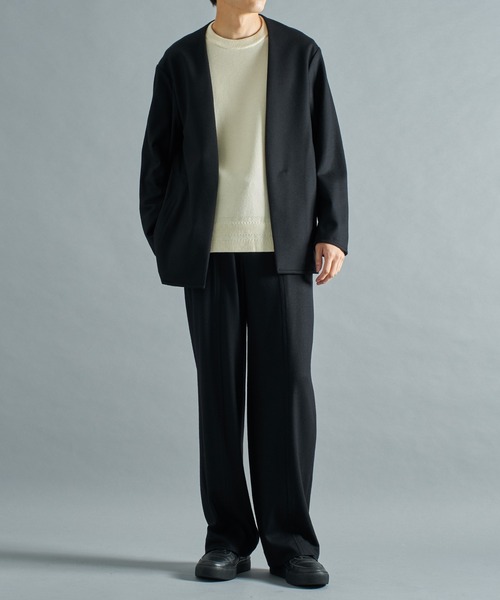 カーディガン S140 WOOL WORM AIR CARDIGAN/軽い着心地/ストレッチ性 メンズ_10