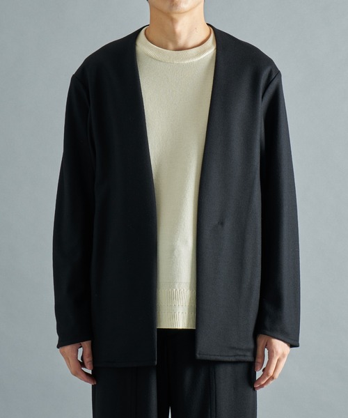 カーディガン S140 WOOL WORM AIR CARDIGAN/軽い着心地/ストレッチ性 メンズ_14