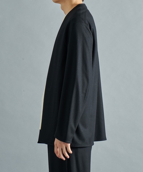 カーディガン S140 WOOL WORM AIR CARDIGAN/軽い着心地/ストレッチ性 メンズ_15
