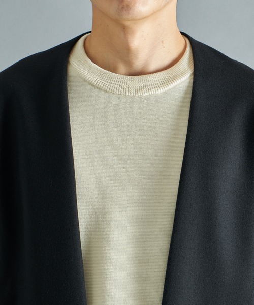 カーディガン S140 WOOL WORM AIR CARDIGAN/軽い着心地/ストレッチ性 メンズ_17