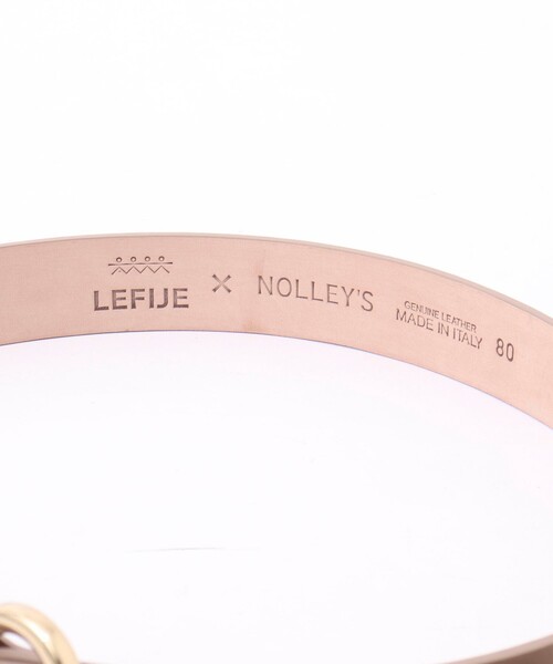 LEFIJE（レフィエ） ベルト 「LEFIJE/レフィエ」別注ダブルバックル