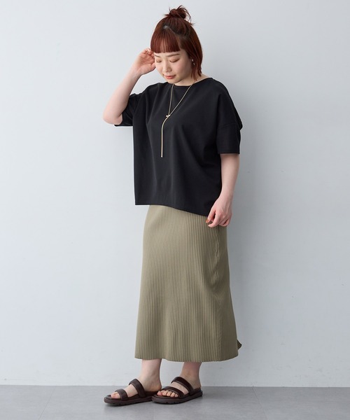 anyfee スカート 「anyfee/プラスサイズ」ドライタッチサマー