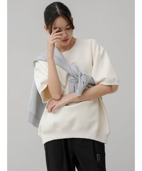 YORT tシャツ 半袖 ダンボール5分袖プルオーバー レディース