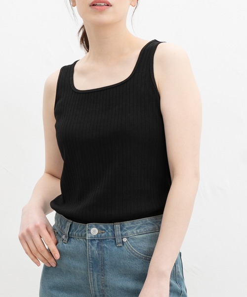 Honeys（ハニーズ） タンクトップ ノースリーブ 「UVカット」針抜き