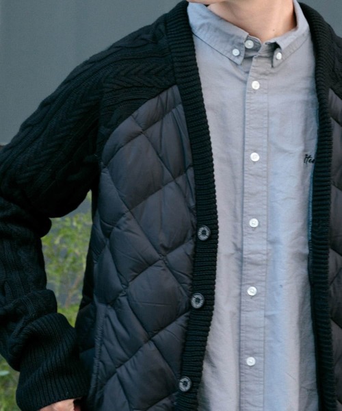 「TAION」 ダウンジャケット MEDIUM ブラック メンズ_画像2