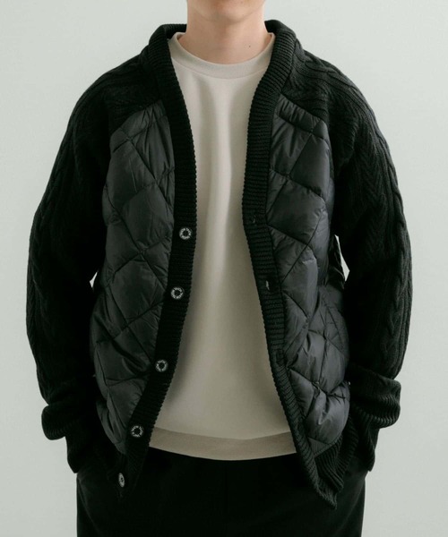 「TAION」 ダウンジャケット MEDIUM ブラック メンズ_画像4