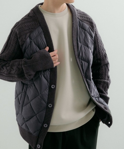 「TAION」 ダウンジャケット MEDIUM ブラック メンズ_画像5