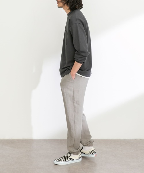 URBAN RESEARCH Sonny Label パンツ テンセルリネンイージー