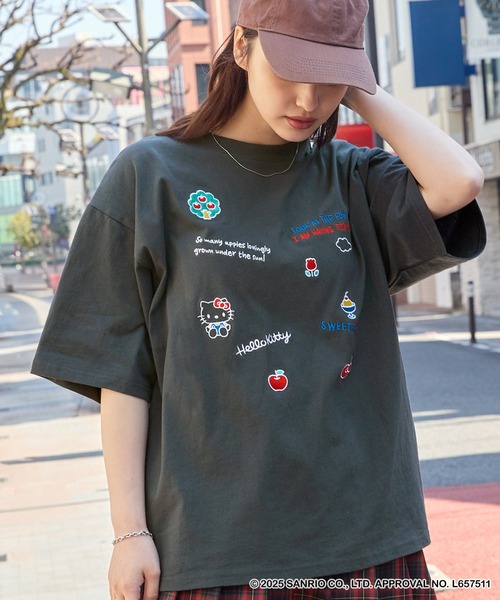 tシャツ HELLO KITTY TINY Tシャツ レディース HELLO KITTY TINY Tシャツ（Tシャツ/カットソー）｜MOUSSY