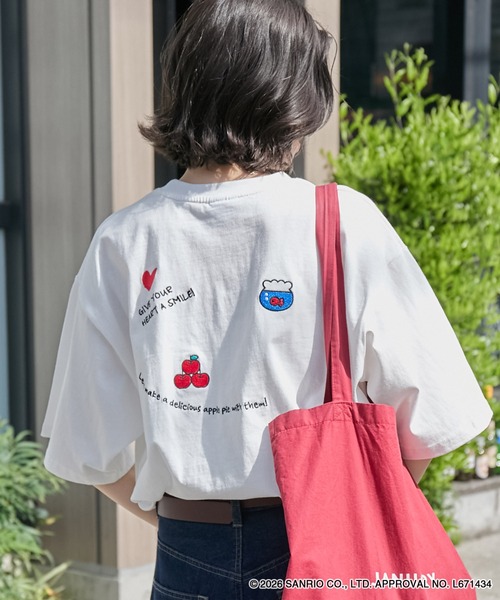 sanrio（サンリオ） tシャツ 半袖 「HELLO KITTY」別注 ハローキティ