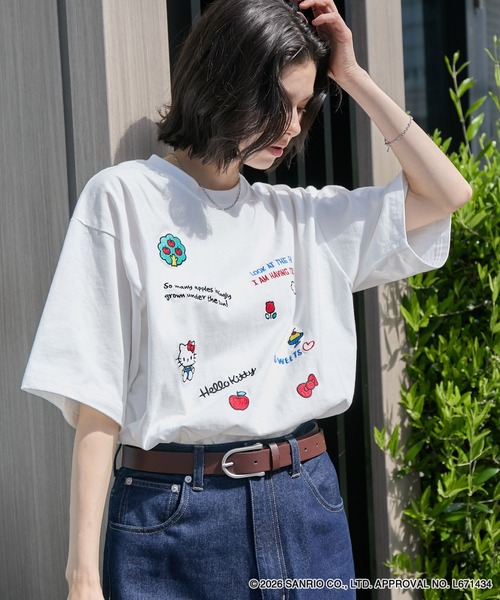 sanrio（サンリオ） tシャツ 「HELLO KITTY」別注 ハローキティ