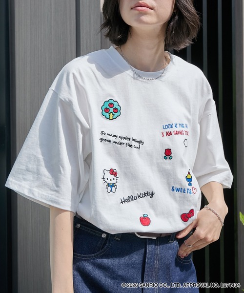 sanrio（サンリオ） tシャツ 「HELLO KITTY」別注 ハローキティ