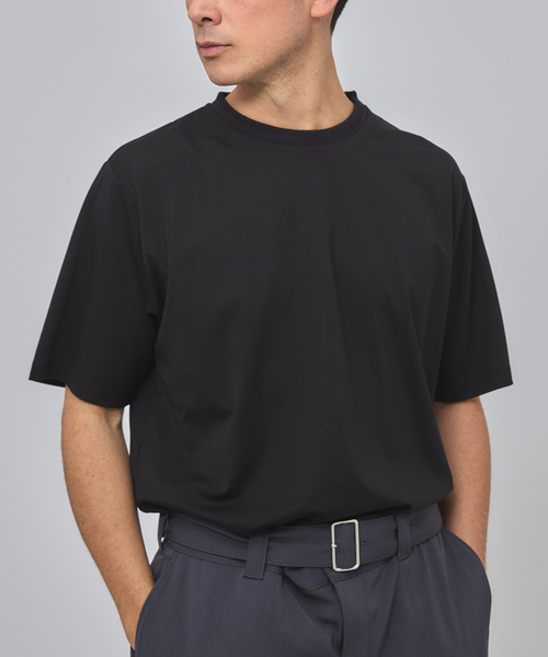 EDIFICE（エディフィス） tシャツ E. SILK MIX JQ NECK Tシャツ メンズ