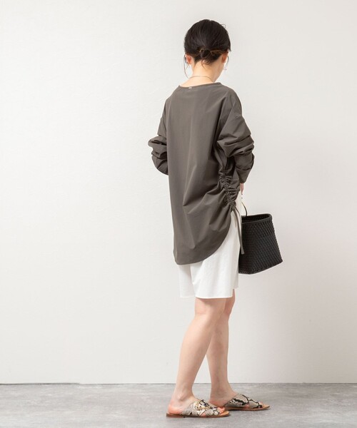 ブラウス シャツ 「高機能/セットアップ対応」ウォッシャブルラッシュガードボートネックシャツ レディース NOLLEY'S ブラウス シャツ 「高機能/セットアップ対応