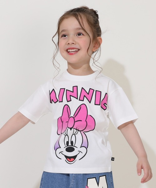 ディズニーキャラクター Tシャツ 100cm以上 Disney tシャツ キッズ 子供 子供服 ディズニー 7分袖 90 100