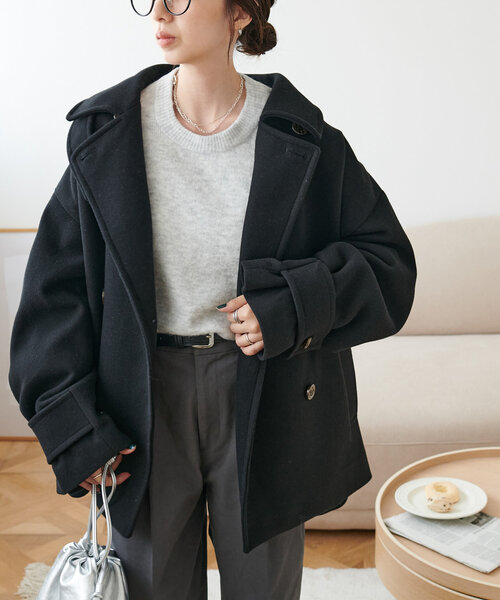 Discoat（ディスコート） コート FREE チャコールグレー レディース