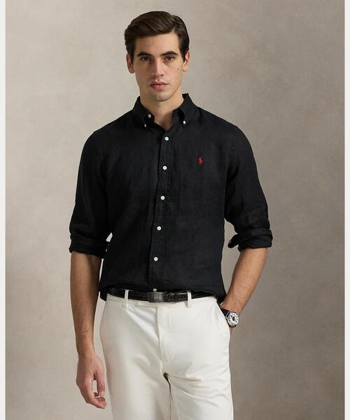 【現行品】POLO RALPH LAUREN クラシックフィット リネンシャツ クラシック フィット リネン シャツ