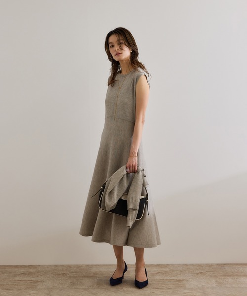 ROPE'（ロペ） ワンピース 「洗える」LEVITAニットワンピース