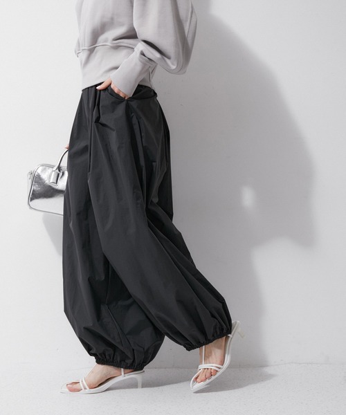 新品　アダムエロペ　パンツ　ブラック ADAM ET ROPE' 「ADAM ROPE'」 パンツ 38 ブラック レディース