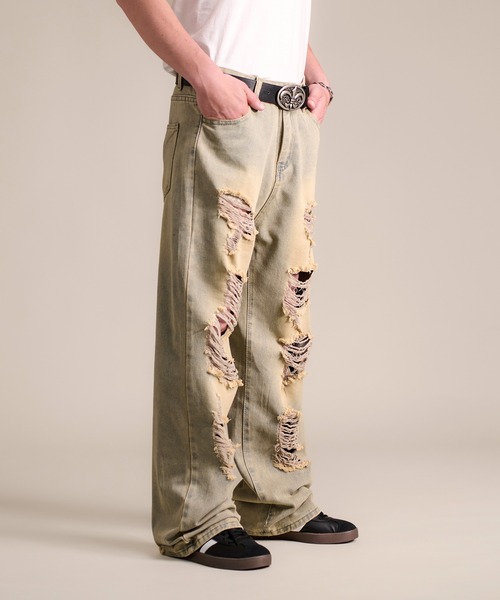 CALIFORNIA OUTFITTERS ワイドパンツ ジーンズ 7B1 ヴィンテージライク