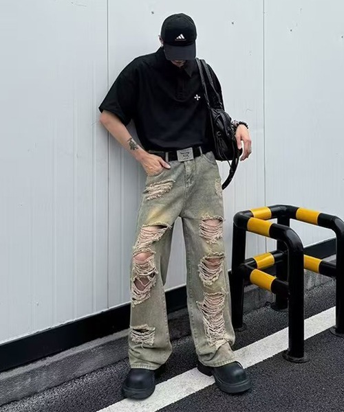 CALIFORNIA OUTFITTERS ワイドパンツ ジーンズ 7B1 ヴィンテージライク
