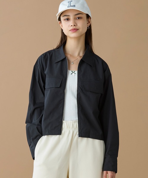 LACOSTE（ラコステ） ブラウス シャツ ジップアップブルゾンシャツ