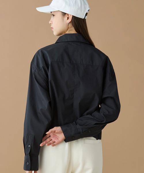 LACOSTE（ラコステ） ブラウス シャツ ジップアップブルゾンシャツ