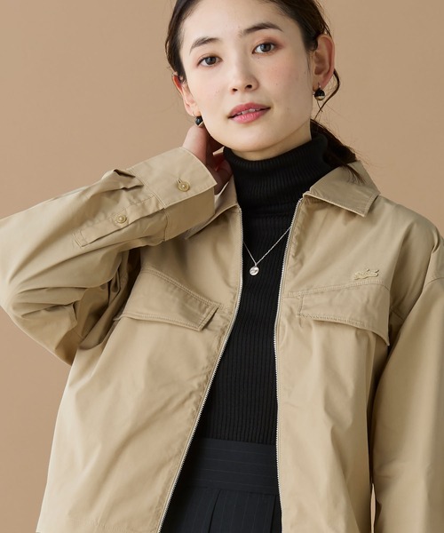 LACOSTE（ラコステ） ブラウス シャツ ジップアップブルゾンシャツ