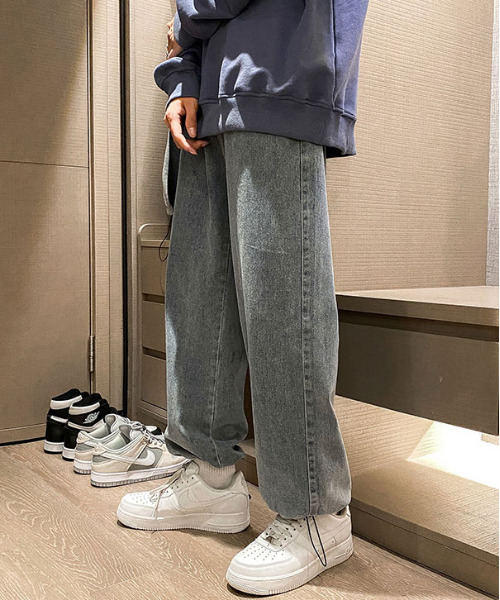 「neos」 デニムパンツ MEDIUM サックスブルー メンズ