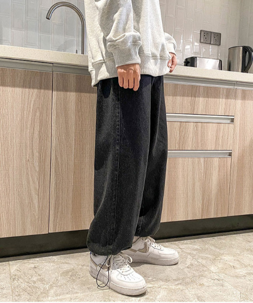 「neos」 デニムパンツ MEDIUM サックスブルー メンズ