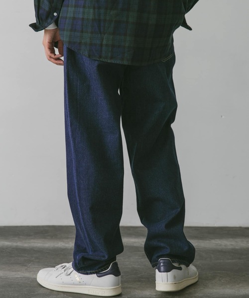 「URBAN RESEARCH DOORS」 デニムパンツ LARGE ネイビー メンズ