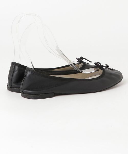 repetto（レペット） リボンフラットパンプス - ブラック レディース