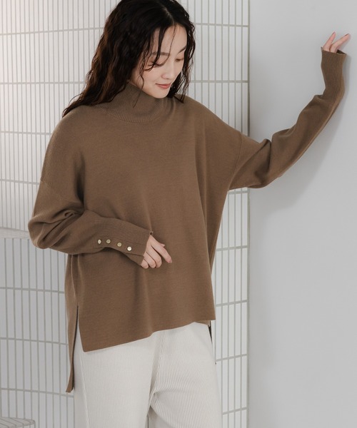 Elura（エルーラ） ニット セーター もっちりモイストハイネックプル