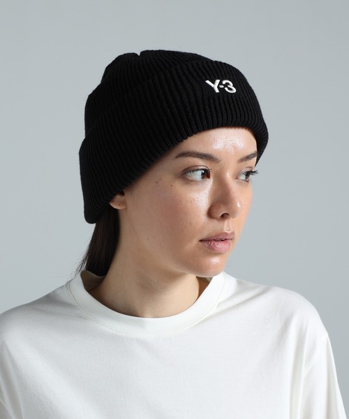 Y-3 ニット帽 ニットキャップ CL BEANIE メンズ レディース : ZOZOTOWN