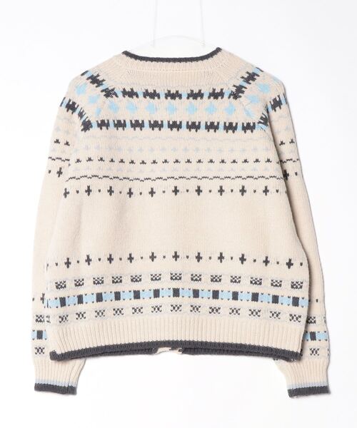 Dream garden（ドリームガーデン） カーディガン ノルディック柄