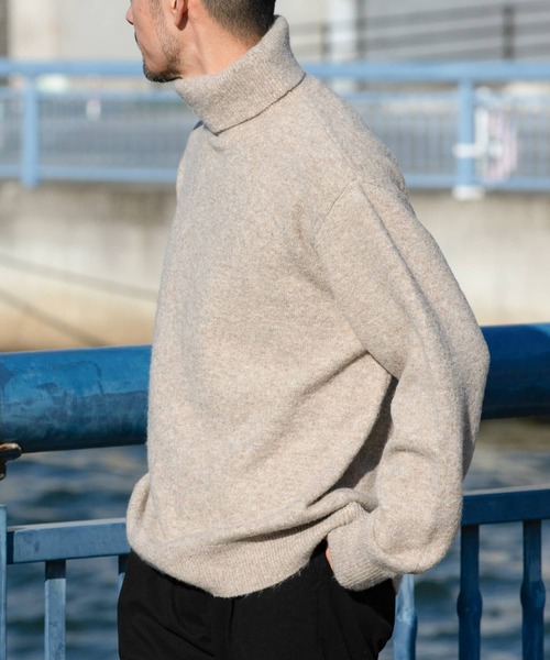 「URBAN RESEARCH ROSSO MEN」 タートルネックニット X-LARGE ベージュ系その他 メンズ_画像4