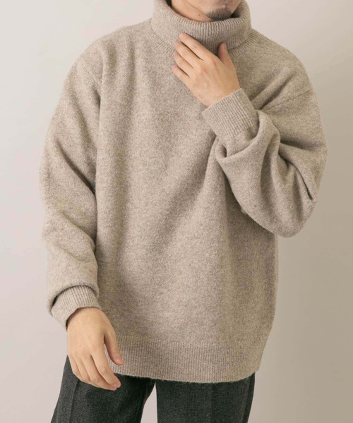 「URBAN RESEARCH ROSSO MEN」 タートルネックニット X-LARGE ベージュ系その他 メンズ_画像9