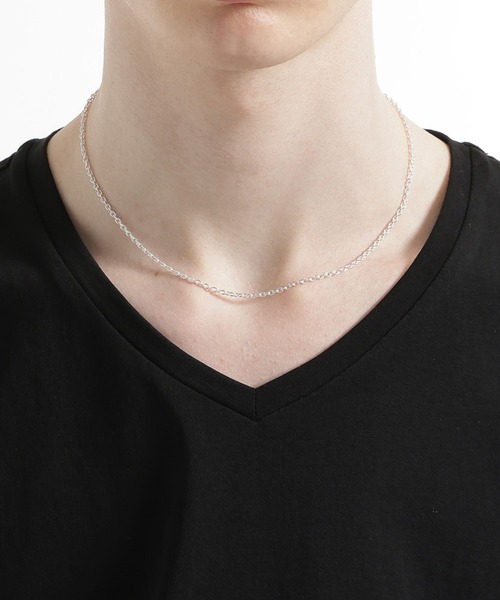 ネックレス 「SILVER925 MADE IN JAPAN」シルバー925レースネックレス(HARE) メンズ レディースの画像