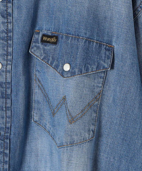 Wrangler（ラングラー） 長袖シャツ ONE SIZE サックスブルー