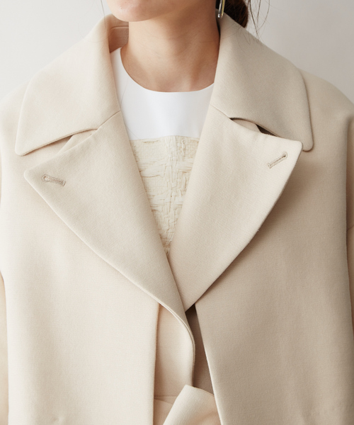 「qualite」 コート 38 ベージュ レディース_画像3