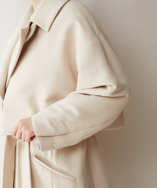 「qualite」 コート 38 ベージュ レディース_画像4