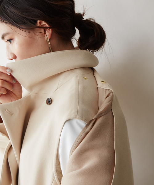 「qualite」 コート 38 ベージュ レディース_画像7