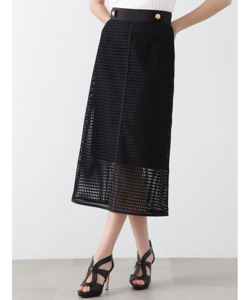 「PINKY&DIANNE」 フレアスカート 36 グリーン レディース_画像2